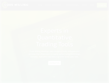 Tablet Screenshot of codewilling.com
